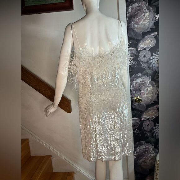 Bhldn Audrey Adele sequin dress/ size 8 - Picture 8 of 10